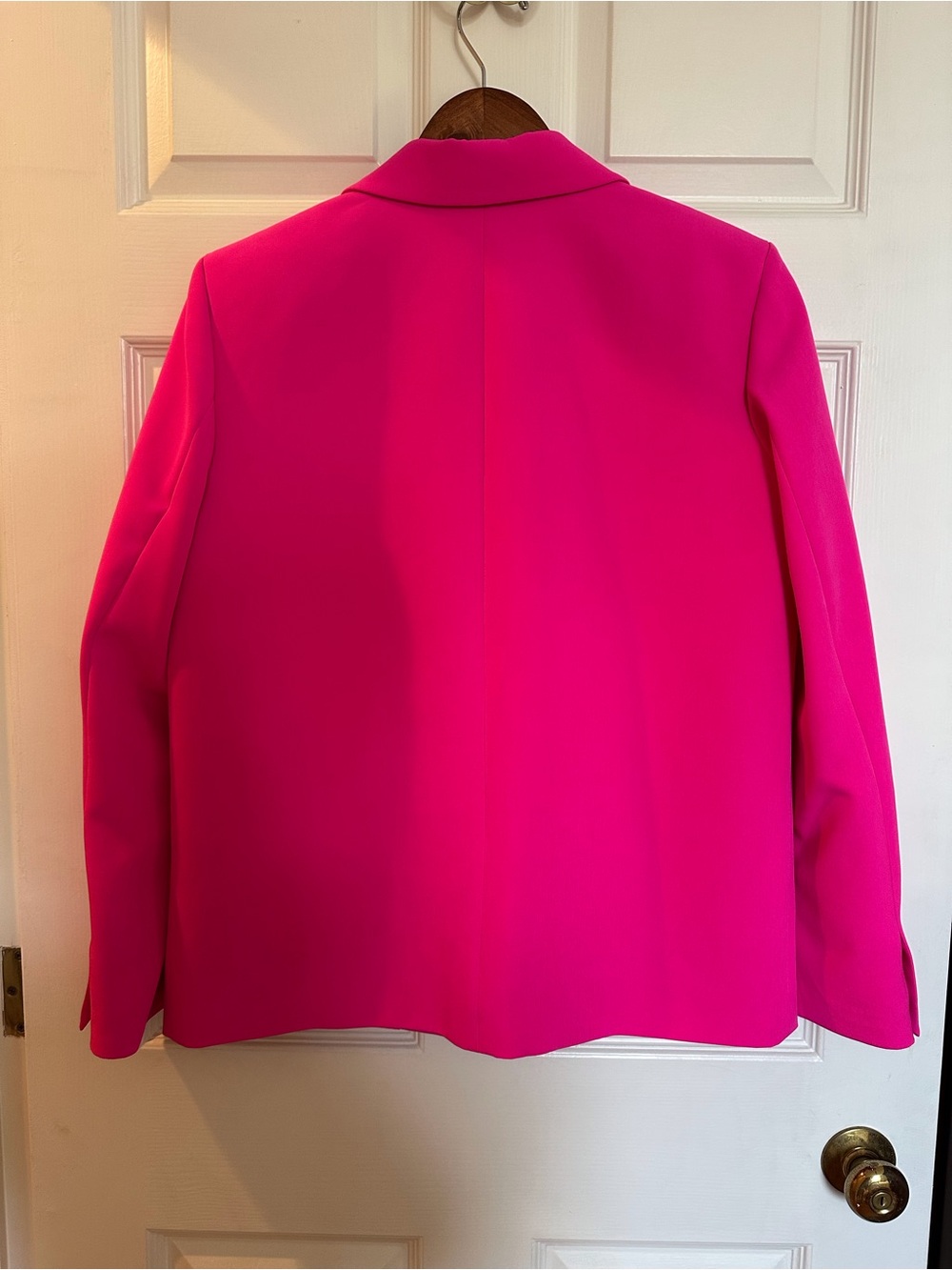 DKNY Hot Pink Single-Button Blazer - Picture 3 of 8